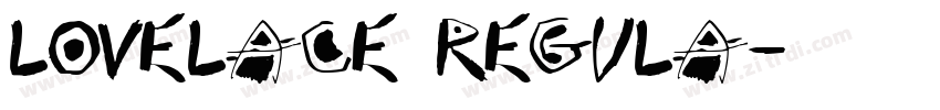Lovelace Regula字体转换
